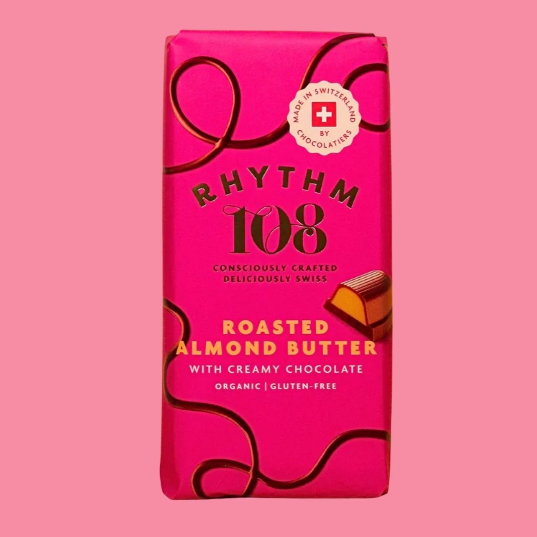 Rhythm 108 Chocolate Bar [Roasted Almond Butter, 100g]