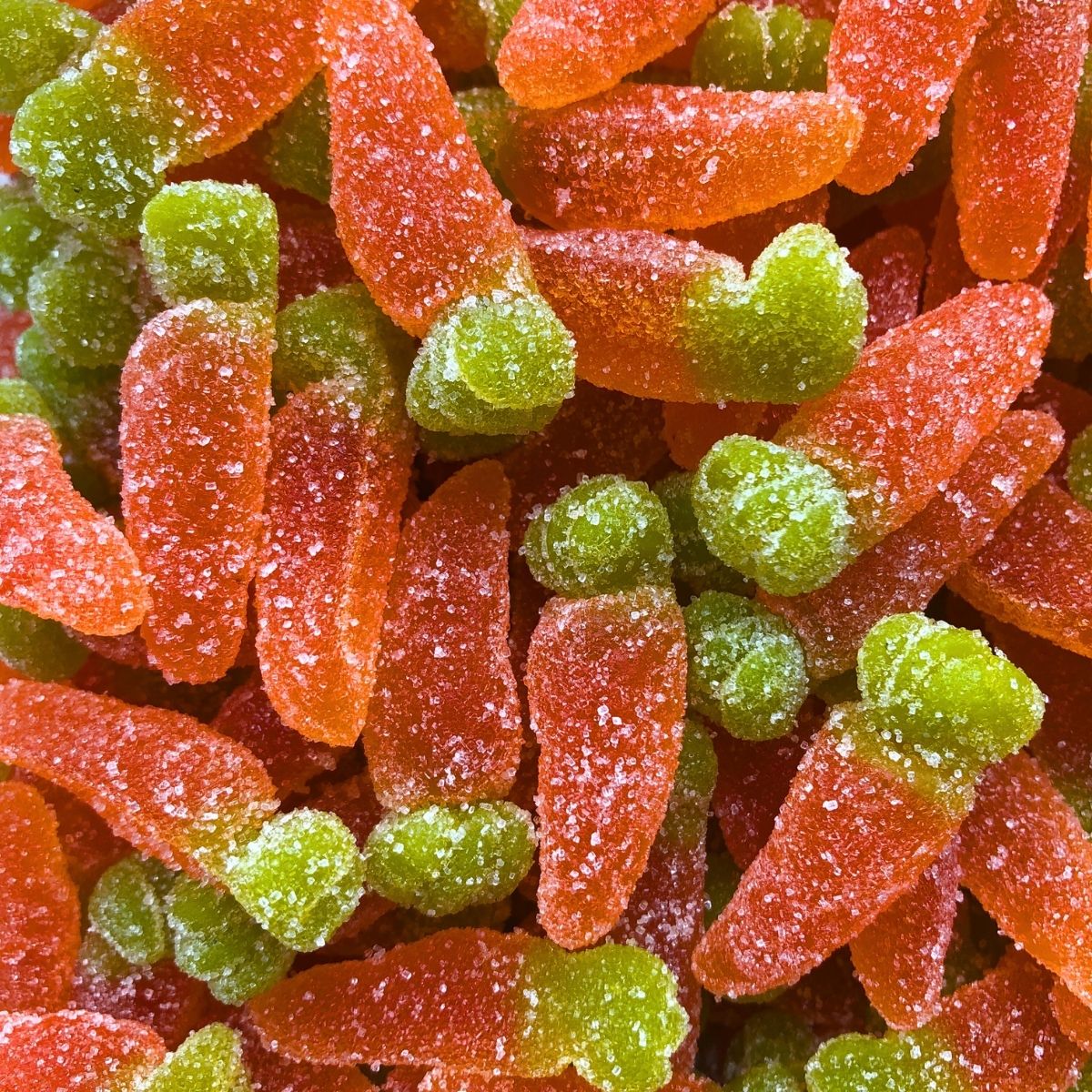 Sugar Coated Jelly Carrots