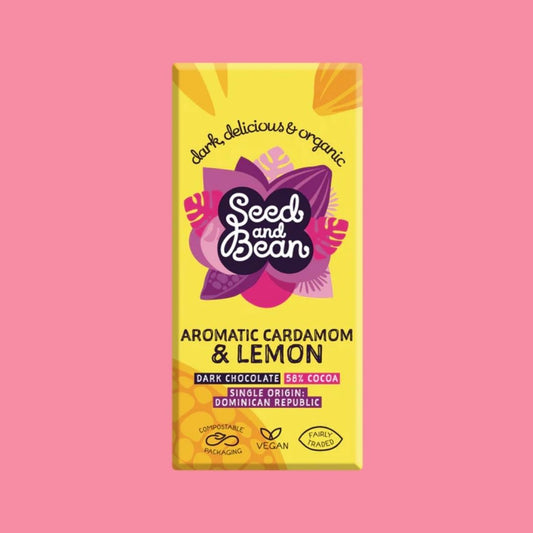 Seed & Bean Chocolate Bar Lemon & Cardamom