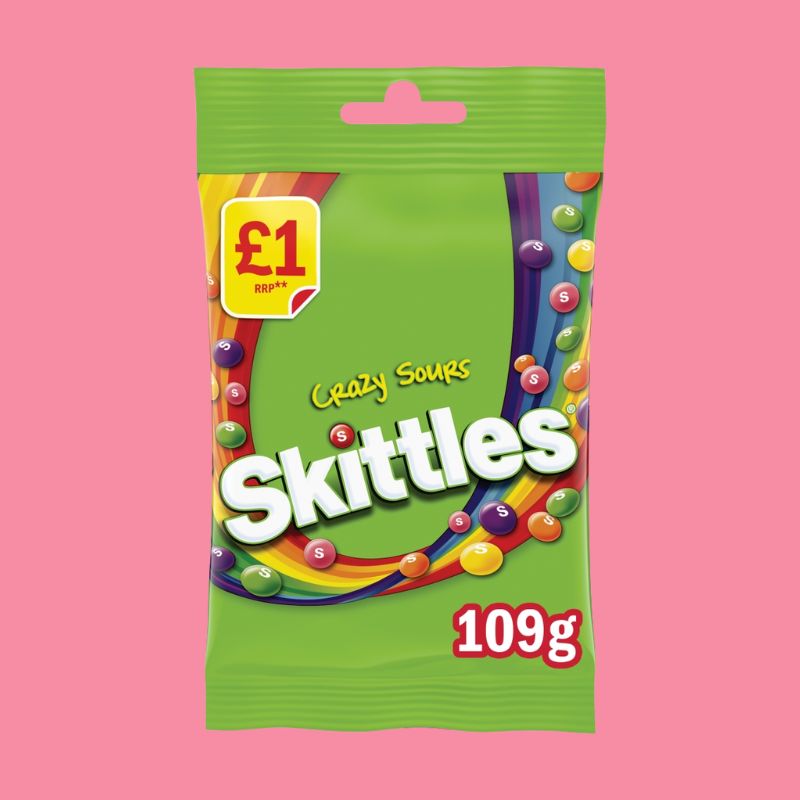 Skittles Treat Bag [Crazy Sours]