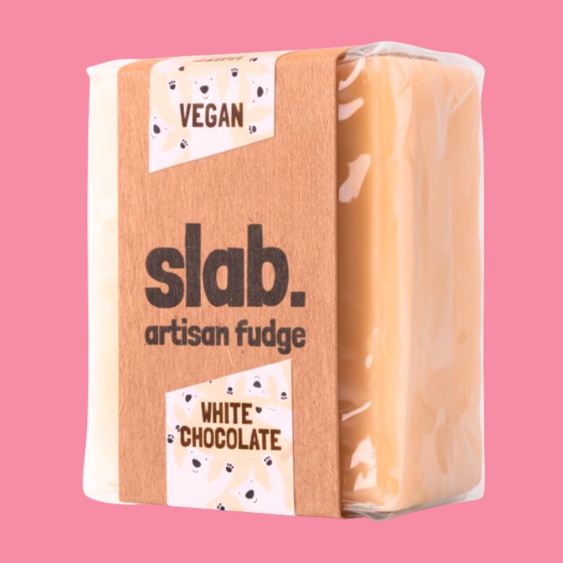 White Chocolate Vegan Fudge | 150g Slabs from The Vegan Candy Man