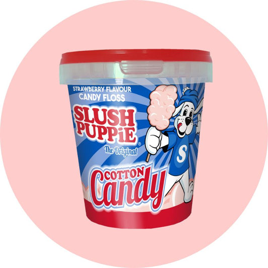 Slush Puppie Candy Floss Tub - Strawberry