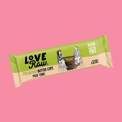 LoveRaw Chocolate Butter Cups [Pistachio]