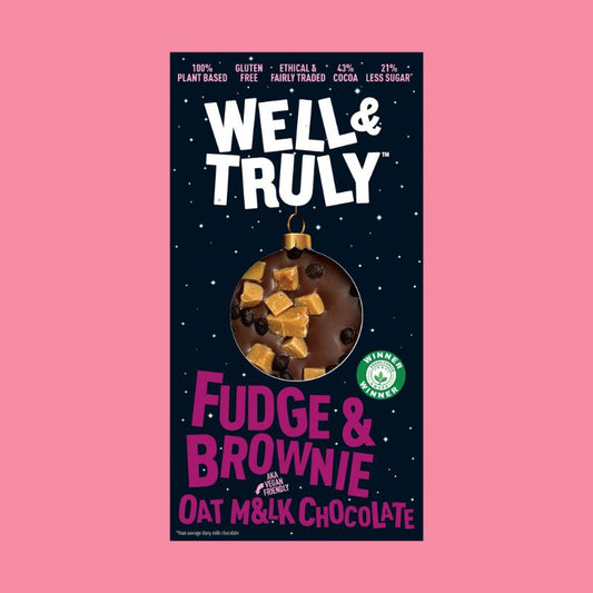 Well & Truly Chocolate Bar [Fudge & Brownie Christmas Bauble, 90g]