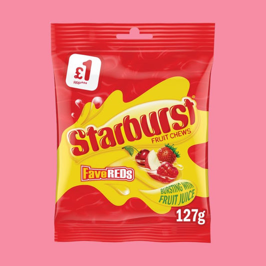 Starburst Treat Bag [Fave Reds, 127g]