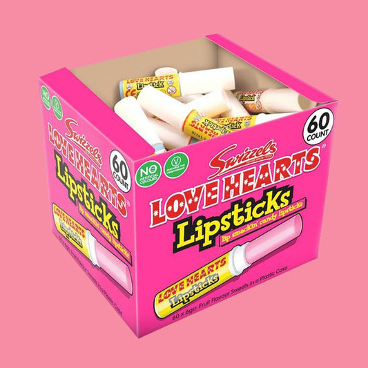 [Box of 60] Love Hearts Lipstick [BBE 30/11/2025]