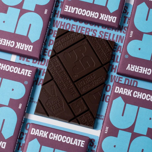 UP-UP Chocolate Bar Dark Cherry Lifestyle