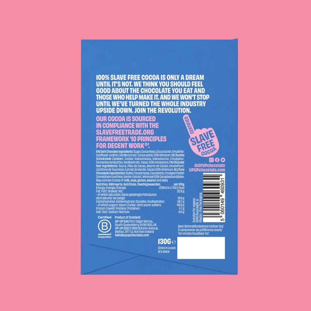 UP-UP Chocolate Bar Dark Original Reverse