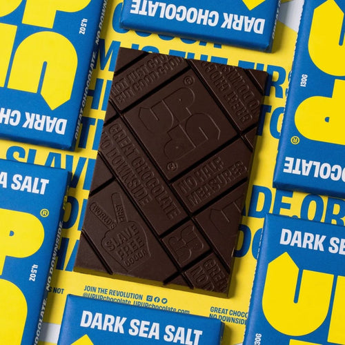 UP-UP Chocolate Bar Dark Sea Salt Lifestyle