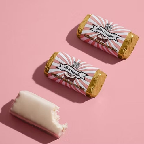 Vegan Delights Chocolate Bar White Coconut Lifestyle