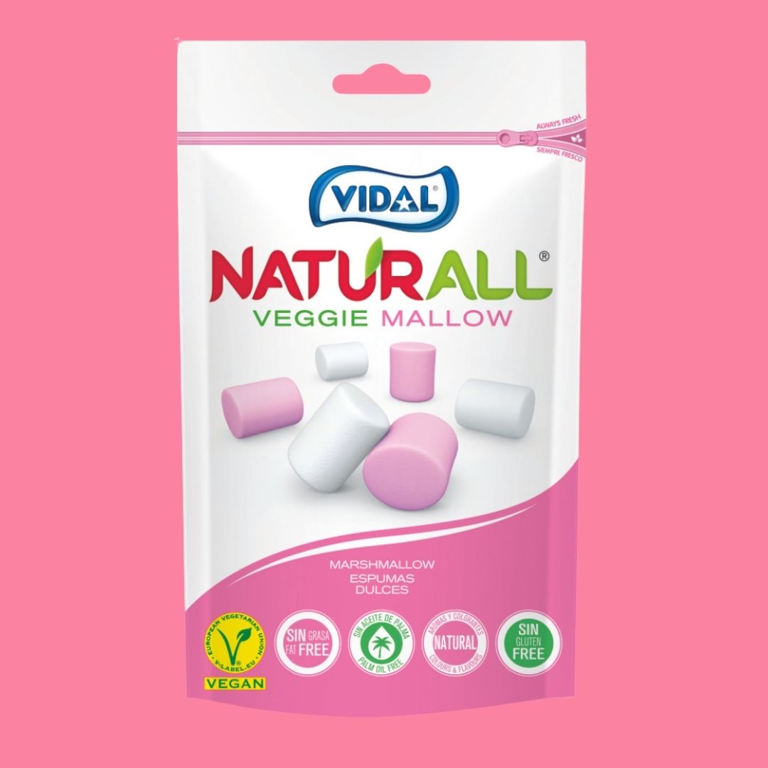 Vidal Naturall Veggie Mallows [90g]