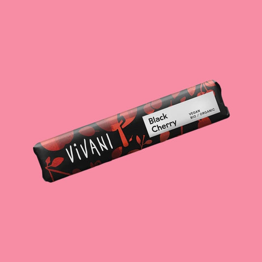 Vivani Chocolate Bar Black Cherry, 35g