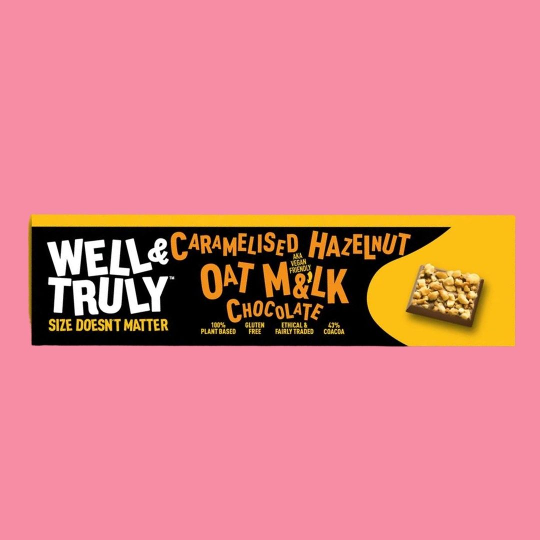 Well & Truly Chocolate Bar [Caramelised Hazelnut, 30g]