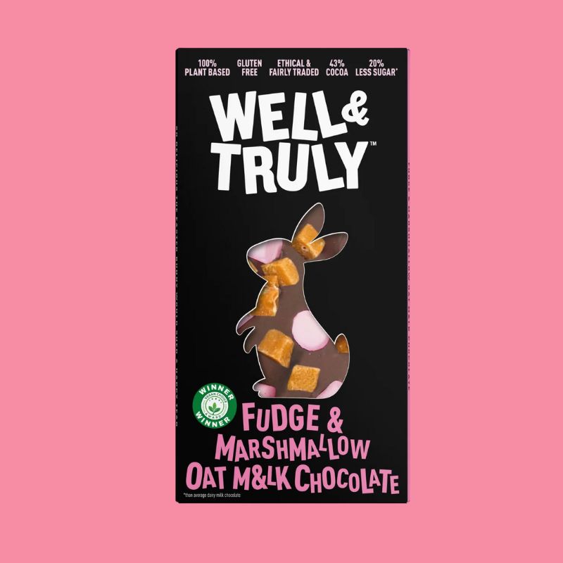 Well & Truly Chocolate Bar [Fudge Marshmallow, 90g]