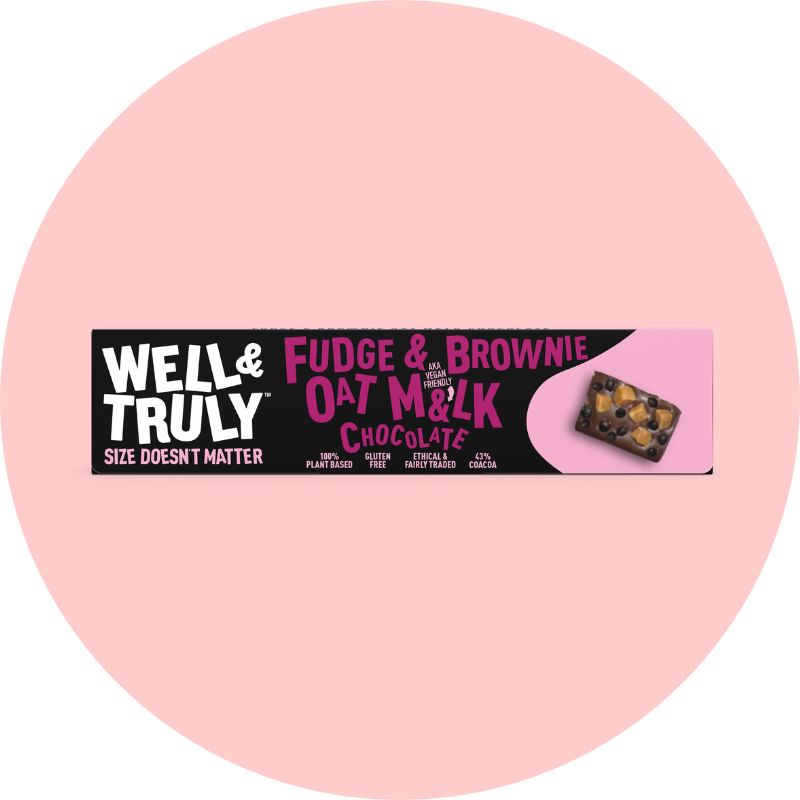 Well & Truly Chocolate Bar [Fudge & Brownie, 30g]