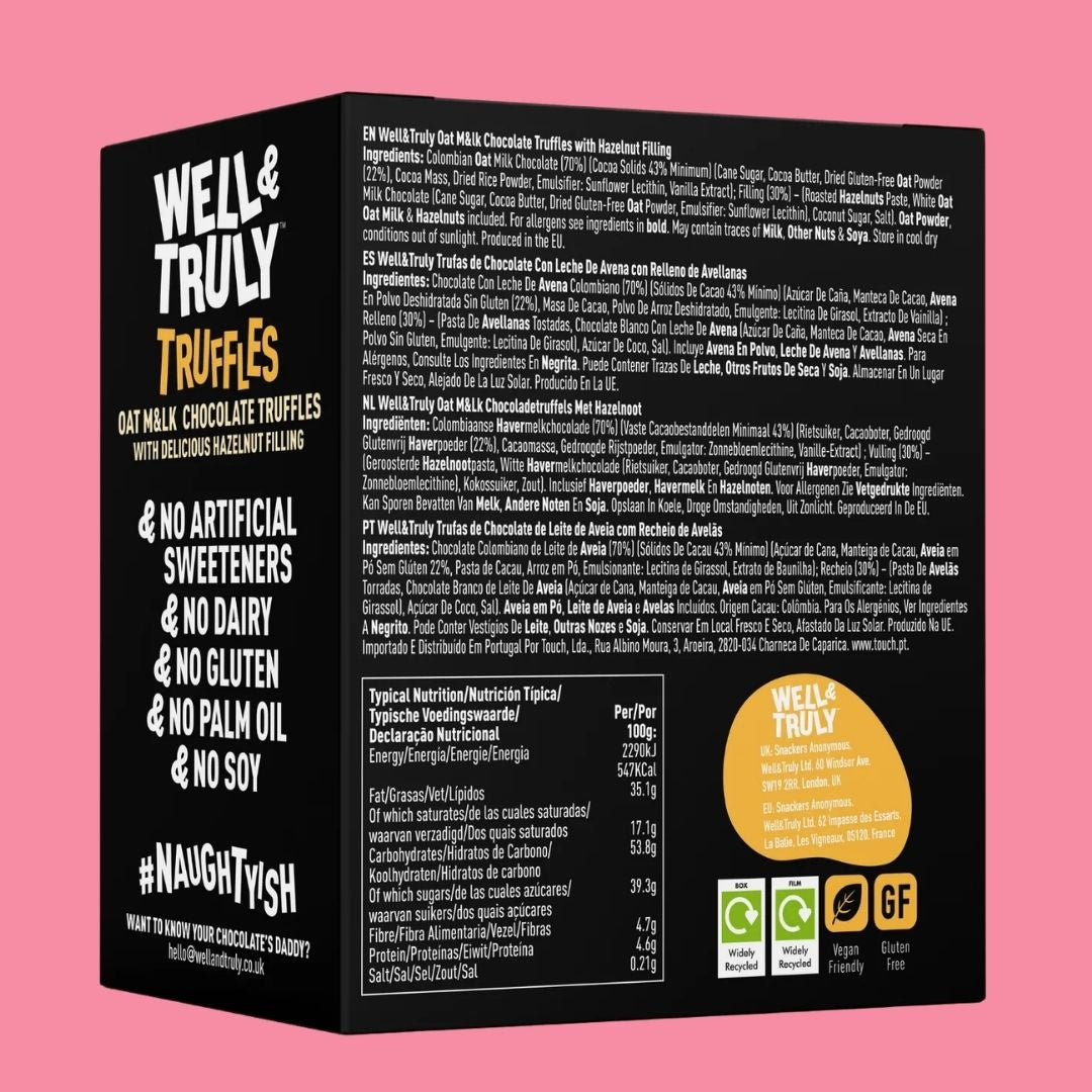 Well & Truly Hazelnut Truffles