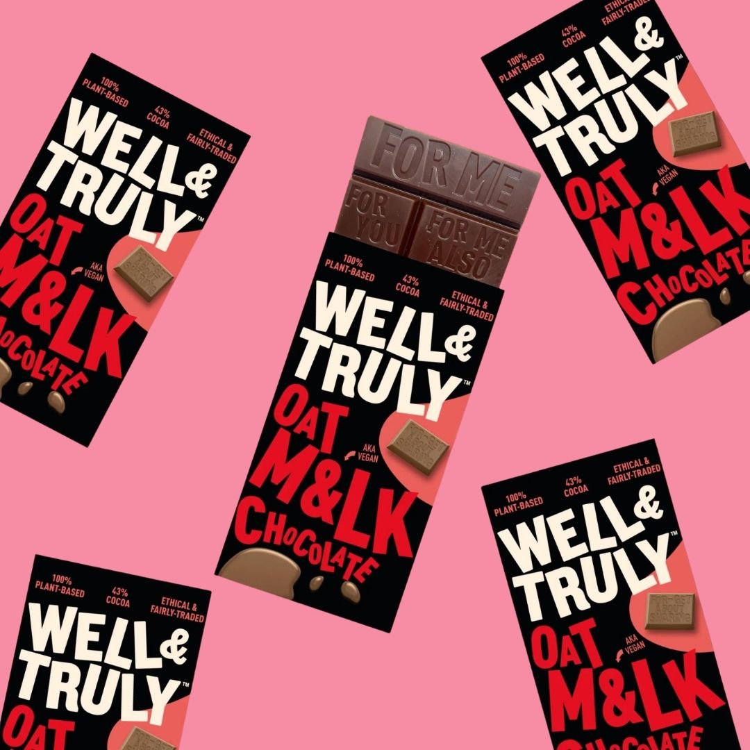 Well & Truly Chocolate Bar [Oat Milk, 90g]