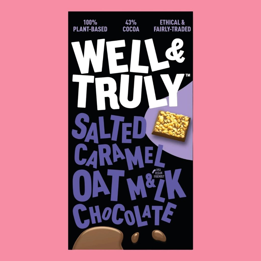 Well & Truly Chocolate Bar [Salted Caramel, 90g]