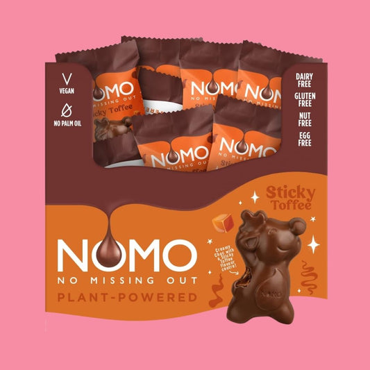 [Box of 25] Nomo Chocolate Reindeer [Sticky Toffee]