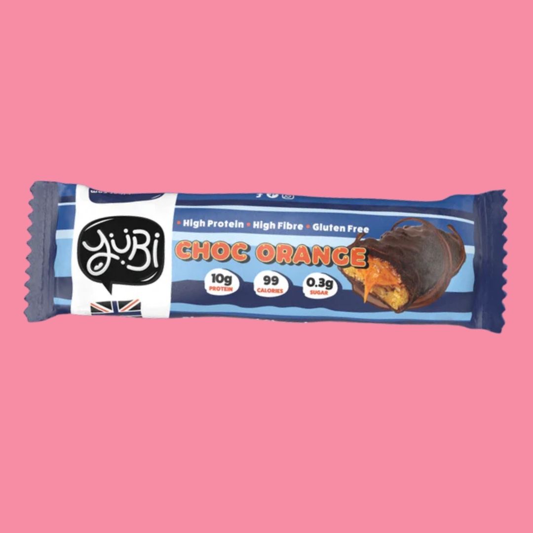 Yubi Low Calorie Protein Bar Choc Orange