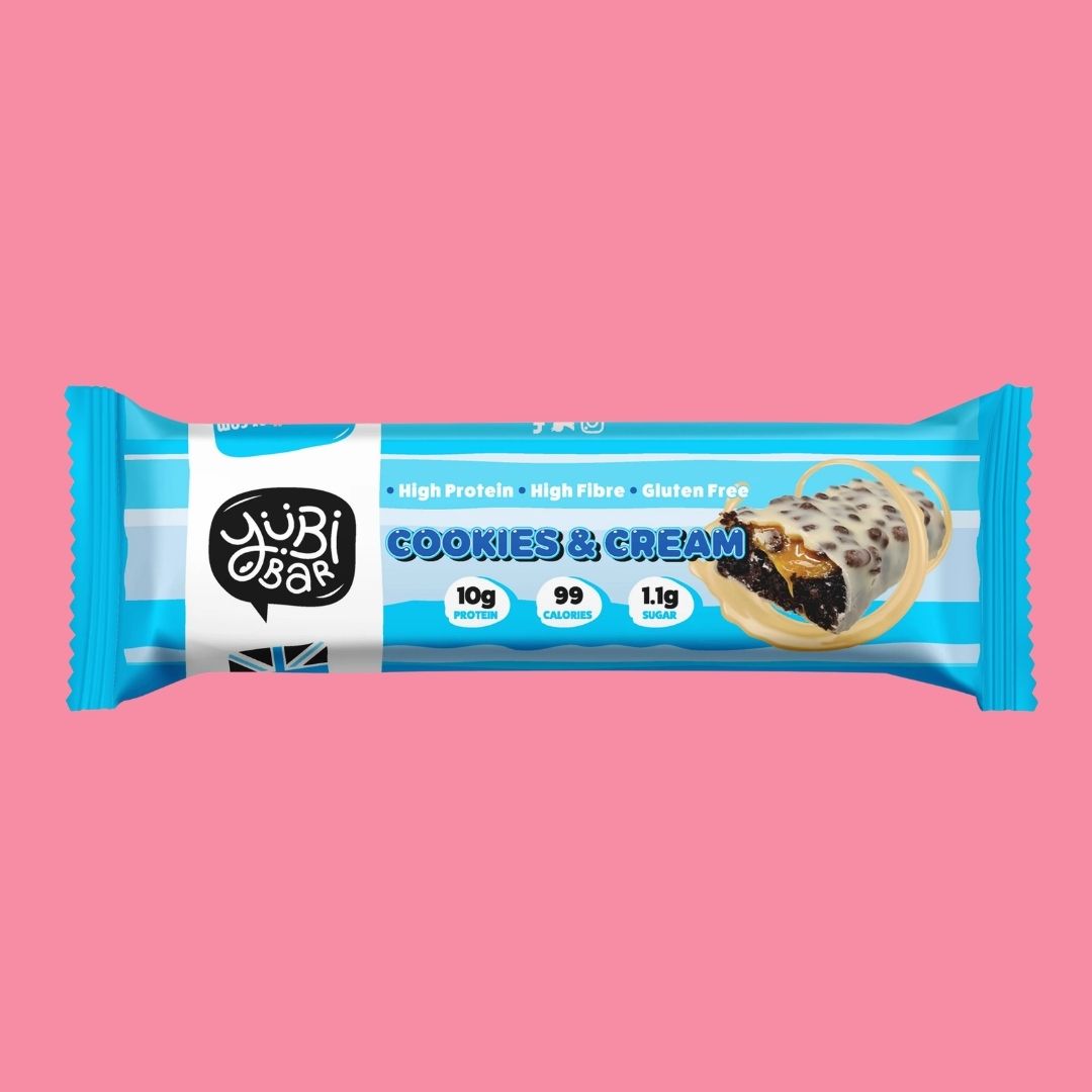 Yubi Low Calorie Protein Bar Cookies Cream