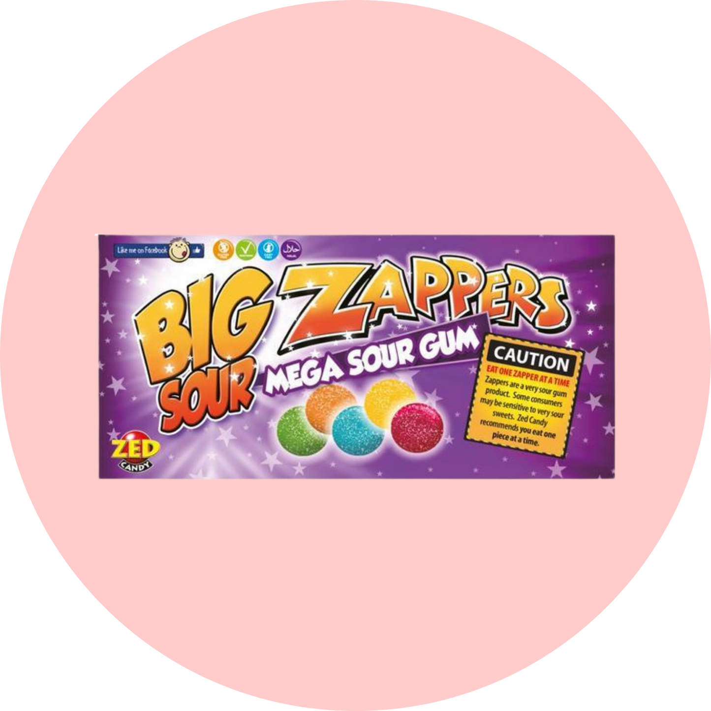 Big Zappers Sour Gum
