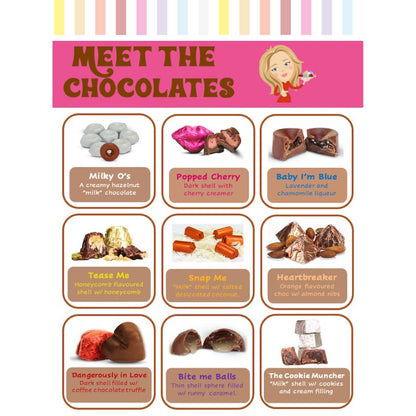 Catherine's Originals Chocolate Selection Box Descriptions