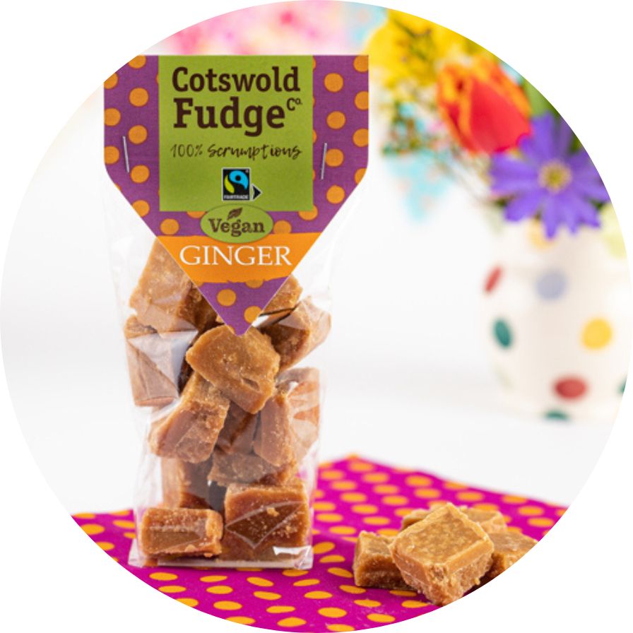 Cotswold Vegan Fudge - Ginger Flavour