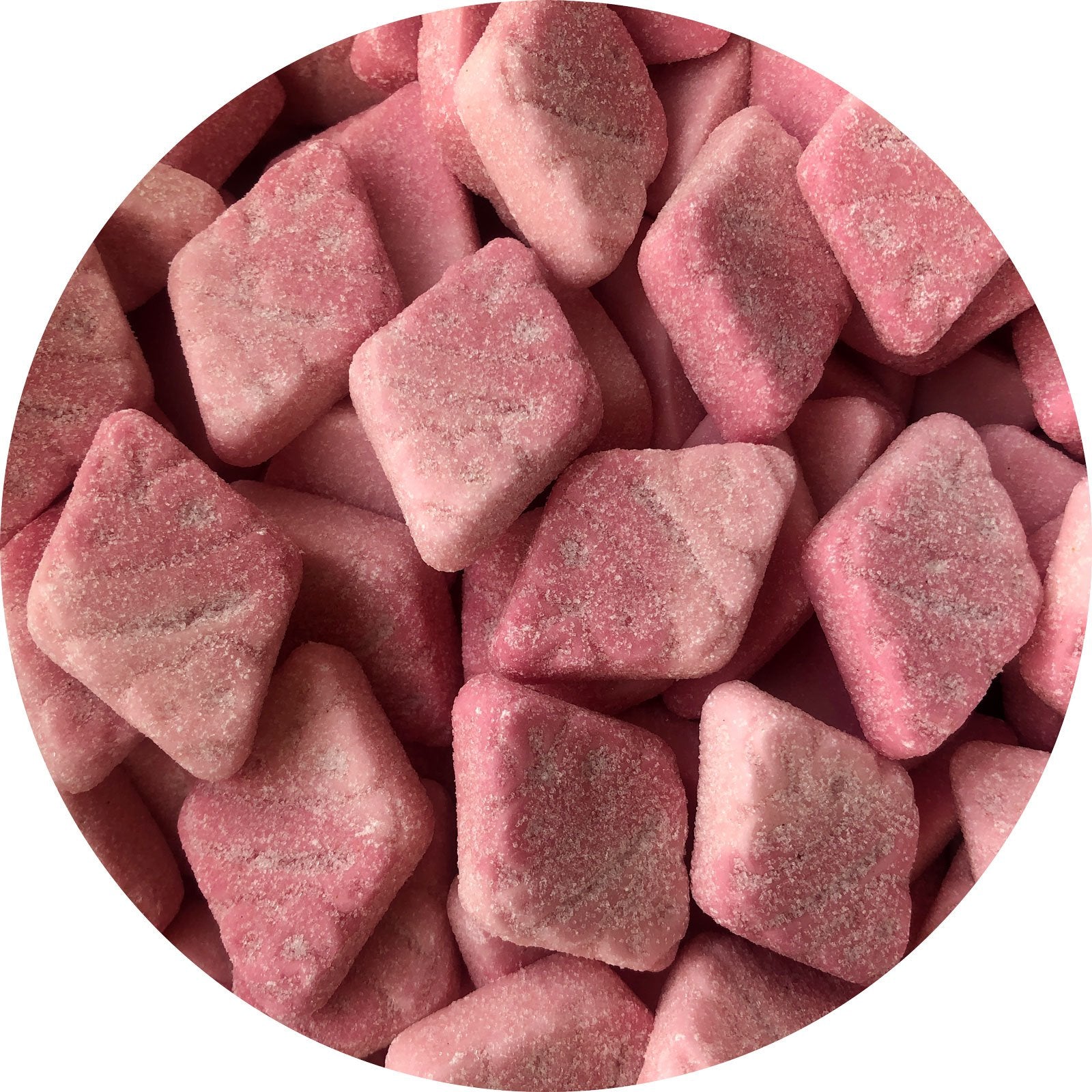 Raspberry Sour Rombs - Vegan Sweets