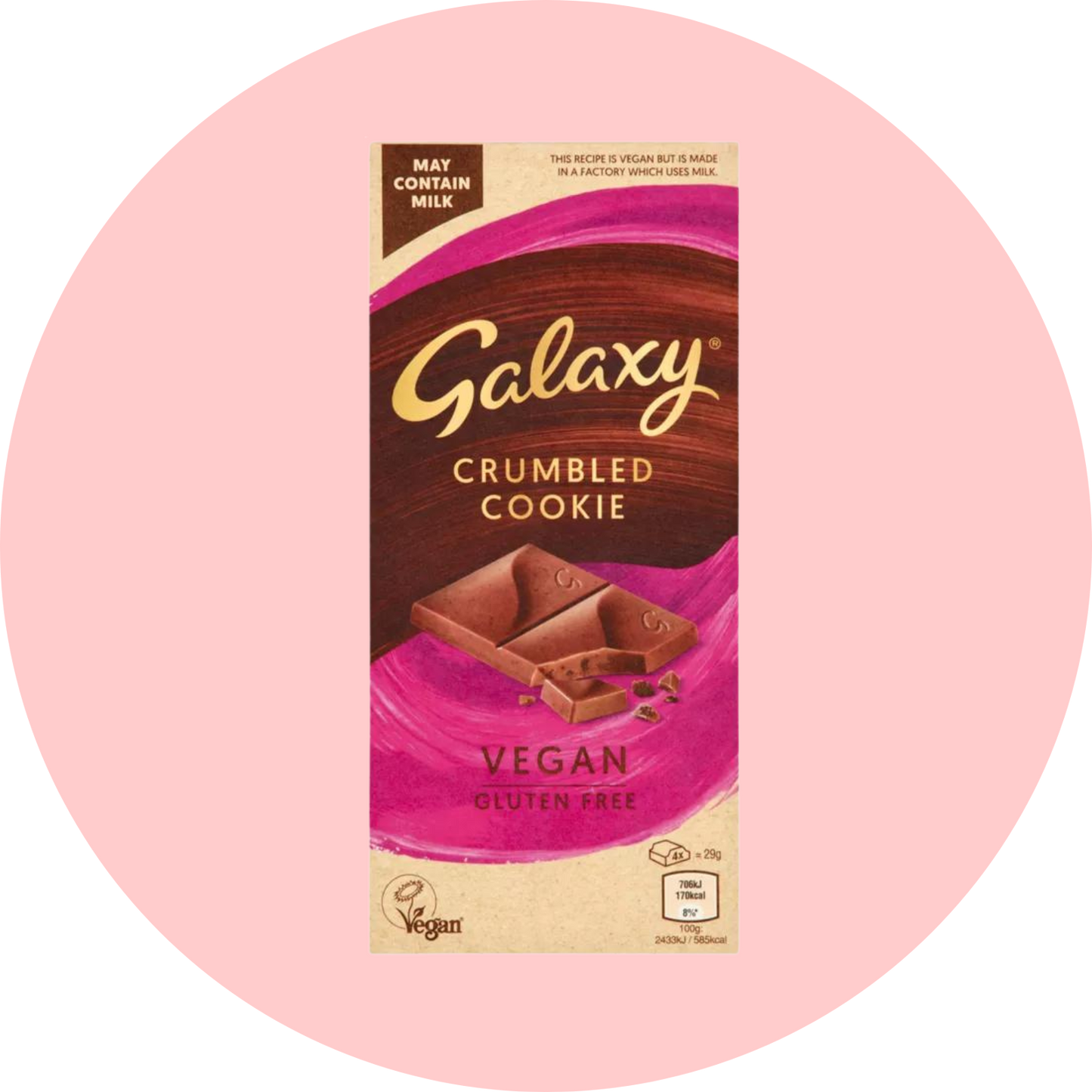 Galaxy Crumbled Cookie Bar