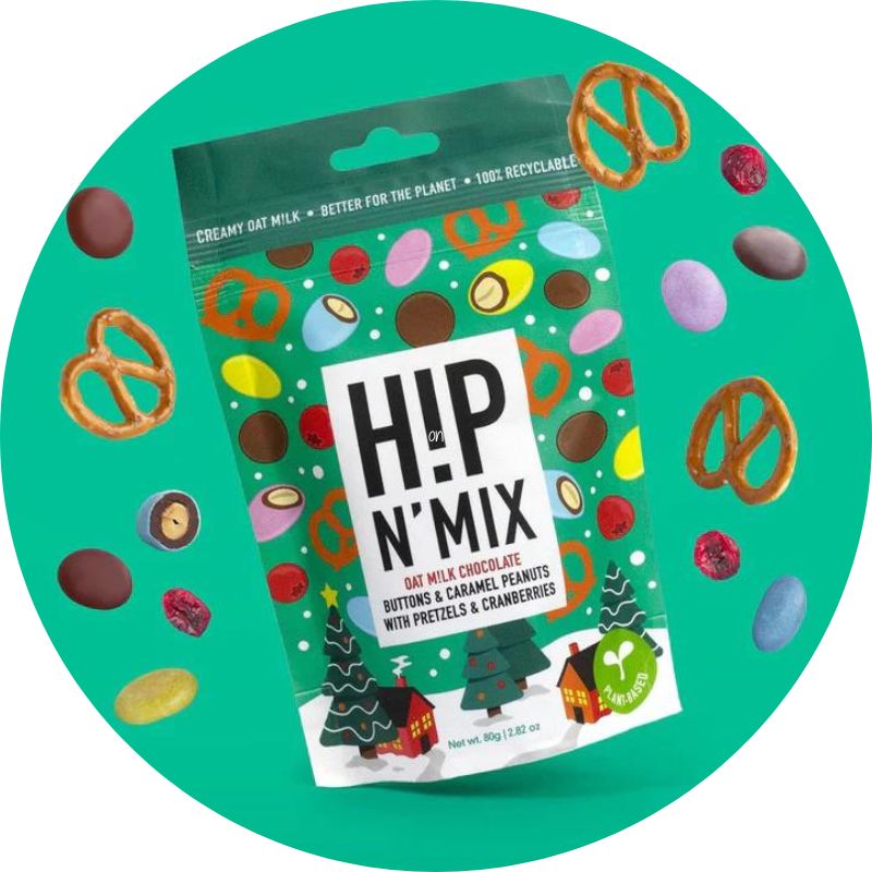 Hip N' Mix Christmas Chocolate Pouch Lifestyle Image