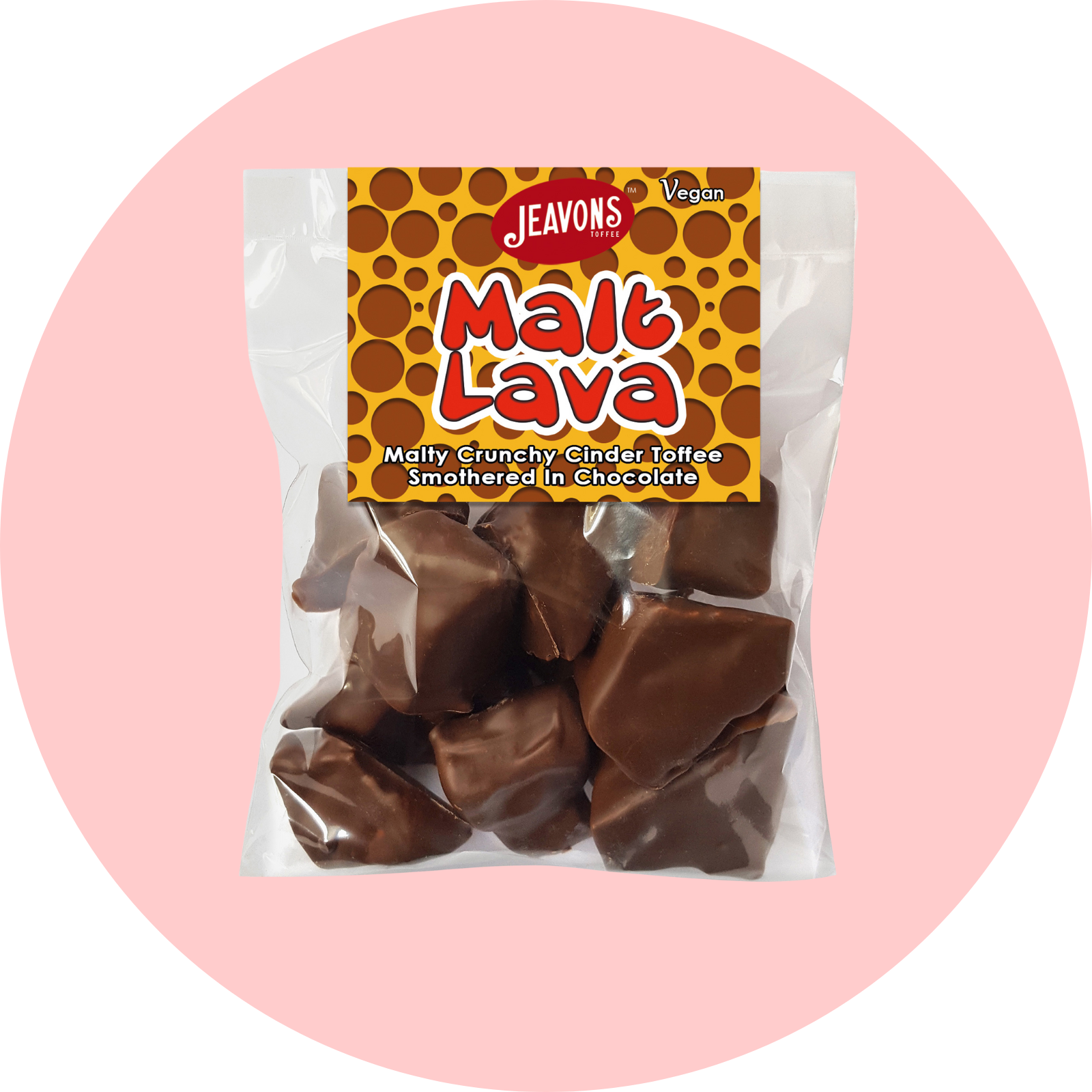 Jeavons Malt Lava Chocolate Honeycomb Bites
