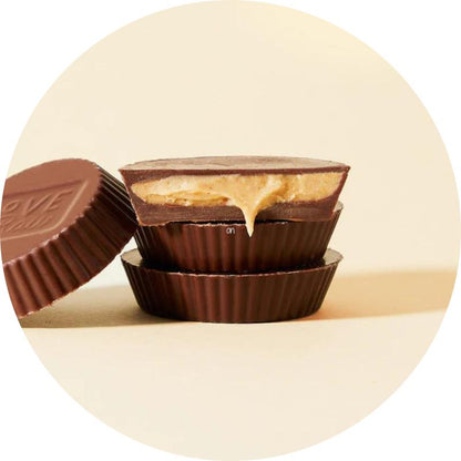 LoveRaw Peanut Butter Cups Lifestyle Shot