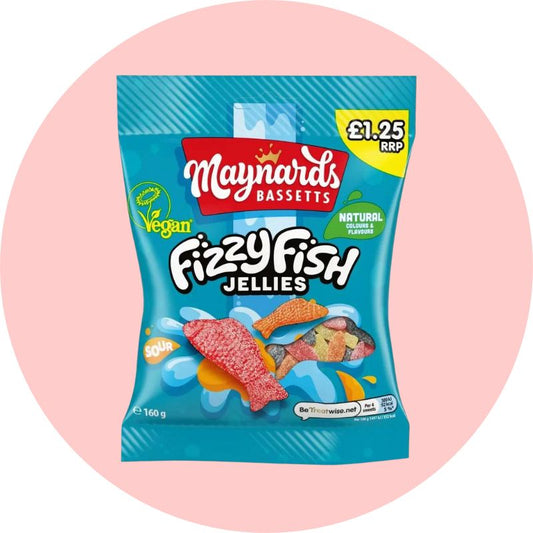Maynards Fizzy Fish 160g Pack