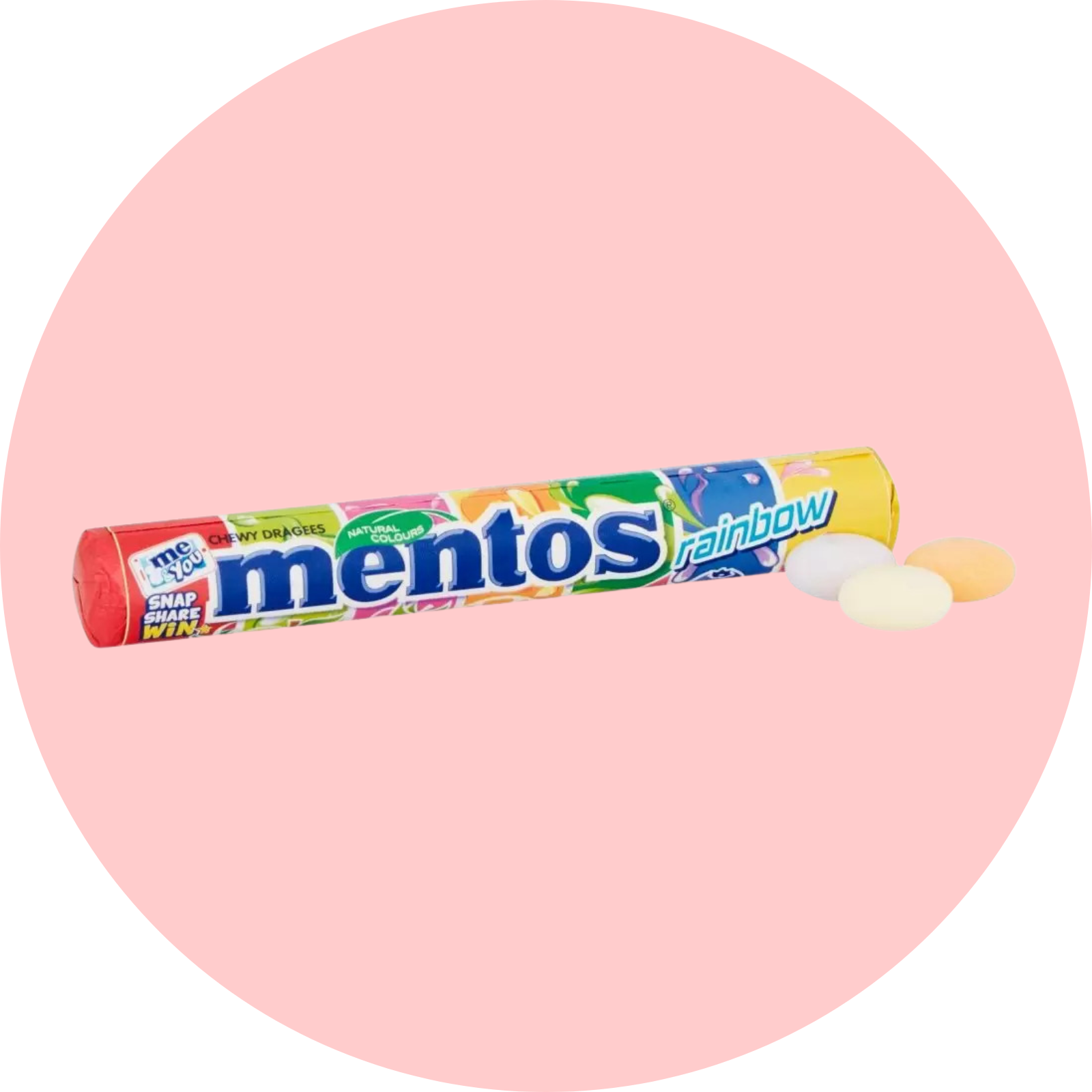 Mentos Rainbow Chewy Dragees