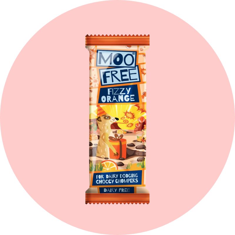 Moo Free Mini Fizzy Orange Bar