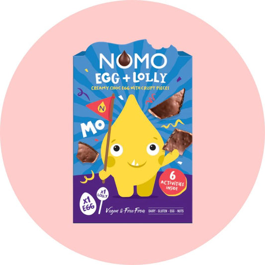 Nomo Little Monsters Easter Egg + Chocolate Lolly in Box