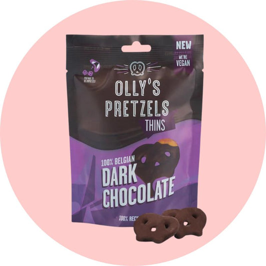 Olly's Pretzel Thins Dark Chocolate