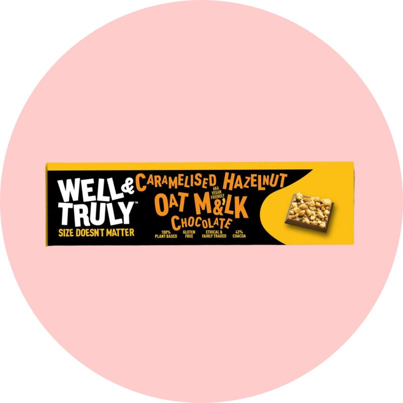 Well & Truly Chocolate Bar [Caramelised Hazelnut, 30g]